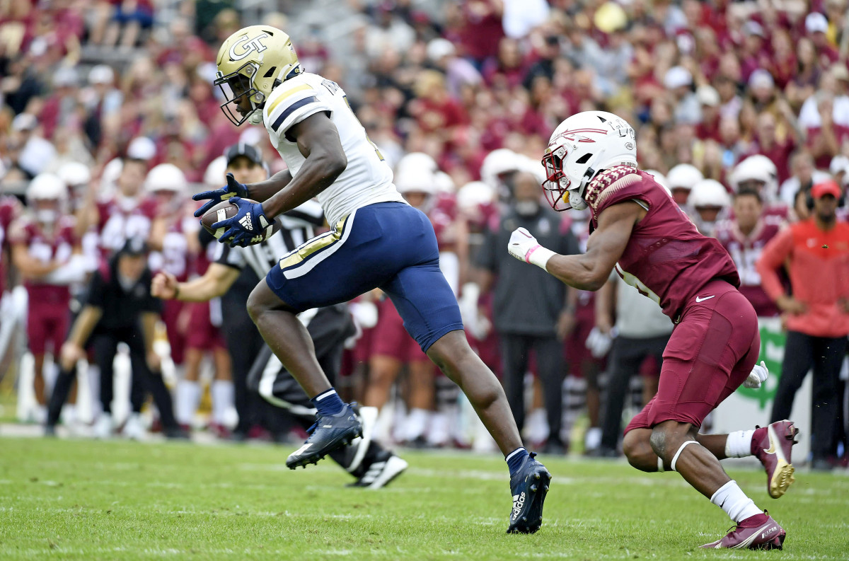 Georgia Tech linebacker Charlie Thomas